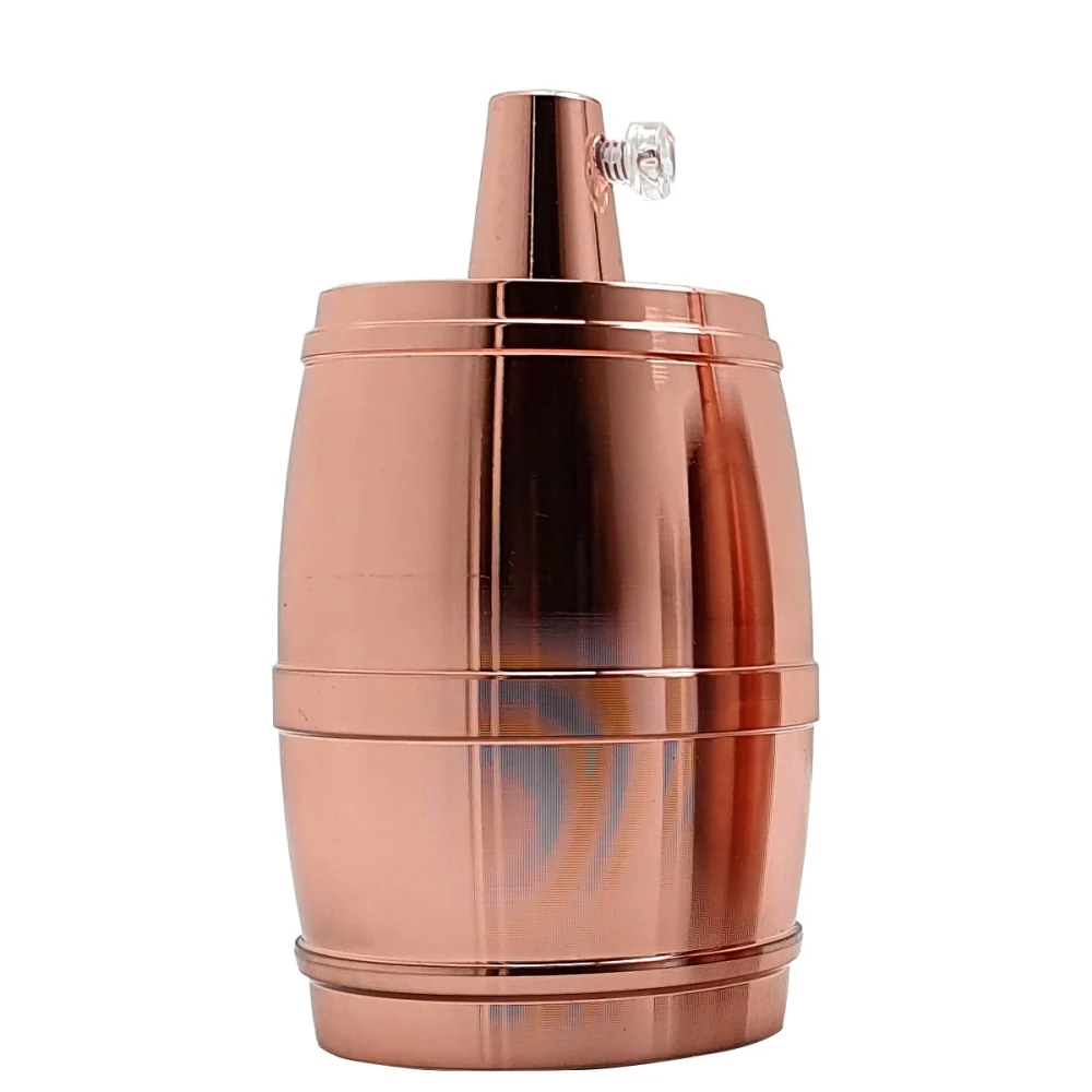 Vintage Barrel Metal Lamp Holder E27 Rose Gold Fitting ~2717