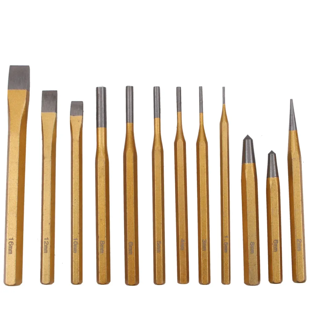 Mechanics Pin Punch Center Punch i zestaw dłut 12 szt.