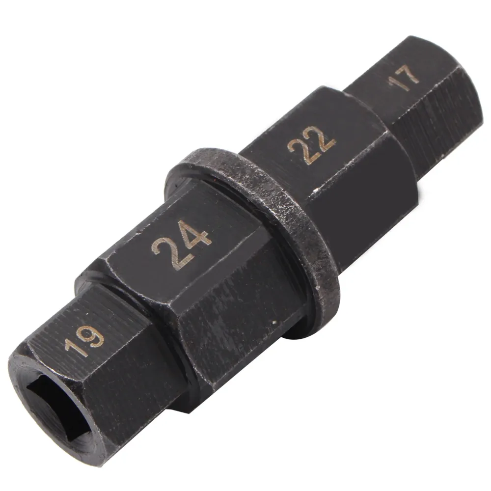 Motocyklowe wrzeciono napędowe Gniazdo sześciokątne do osi koł 3/8" 17 - 19 - 22 - 24 mm
