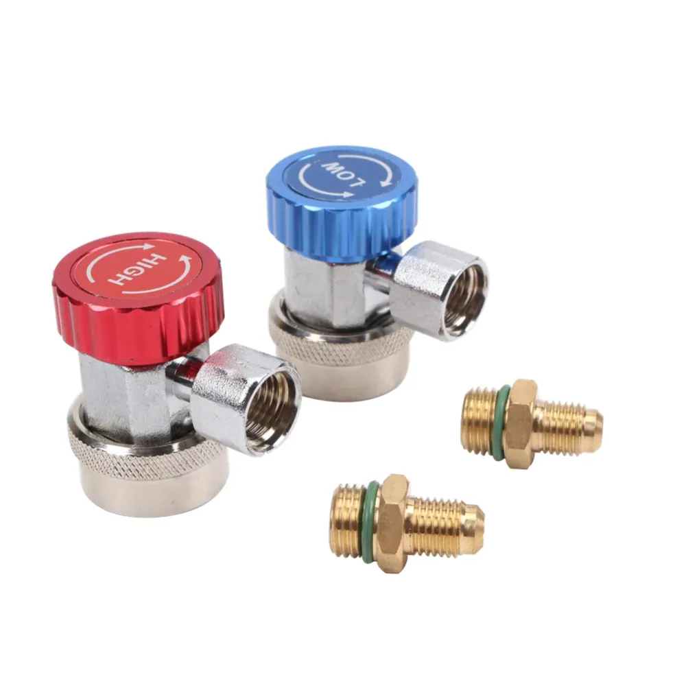 Regulowane szybkozłącze AC R134A Szybkozłącze Adapter Wysokie Niskie 1/4"