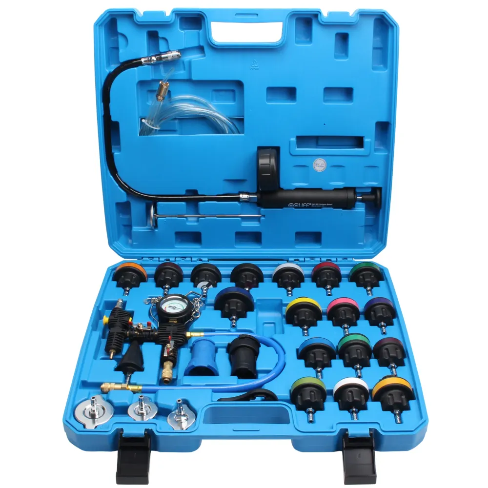 Universial Car Cooling System Kit Zbiornik wody Leak Detector Radiator ciśnienie Vacuum Tester 28 szt.