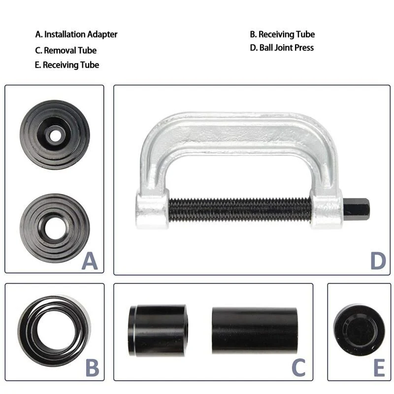 Uniwersalny 4 w 1 Ball Joint Separator Splitter Demontaż Zestaw narzędzi