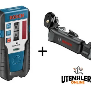 Bosch laserowy odbiornik LR 1 Professional zasięg 200m czarny niebieski