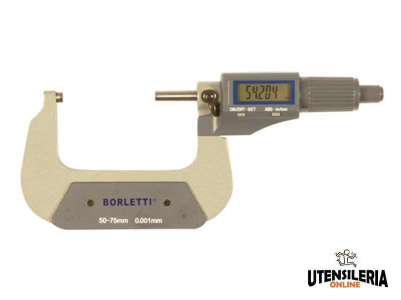Mikrometr cyfrowy zewnętrzny IP65 Borletti BMD725 0-25mm