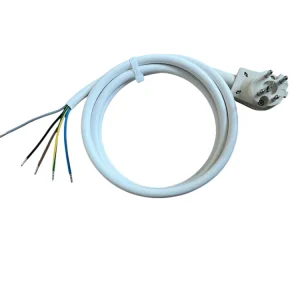 Kabel przyłączeniowy do płyty kuchennej/piekarnika 5x2,5 mm 2 metry biały MDR LED®