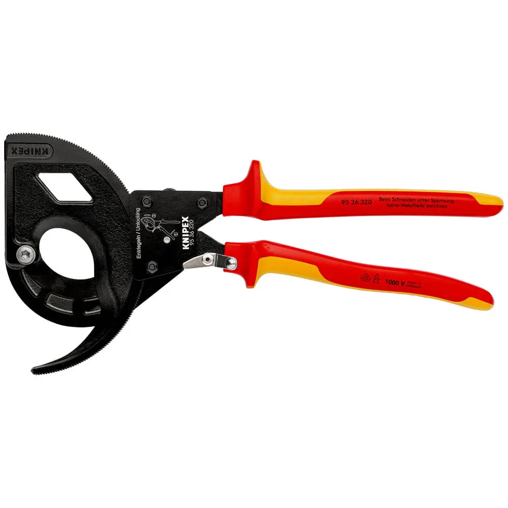 Obcinak do kabli KNIPEX długość całkowita 320 mm maks. 60 (600 mm²) mm ( 4000810942 )
