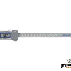 Cyfrowy głębokościomierz suwmiarkowy Borletti CSDC ze stali nierdzewnej 150 mm IP54