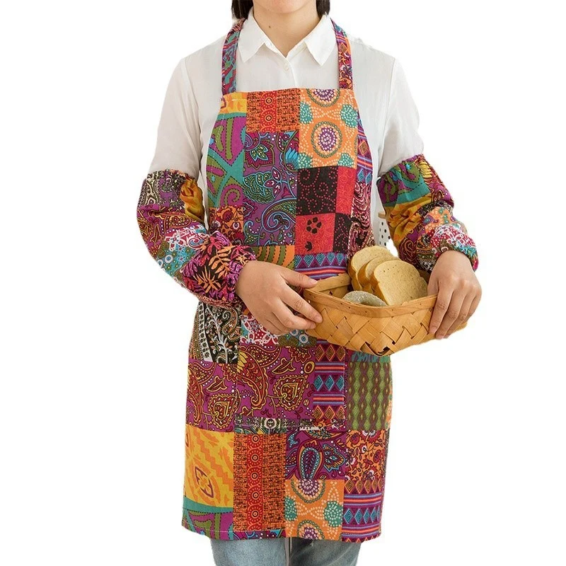 Nowoczesny pluszowy fartuch kuchenny 68x68