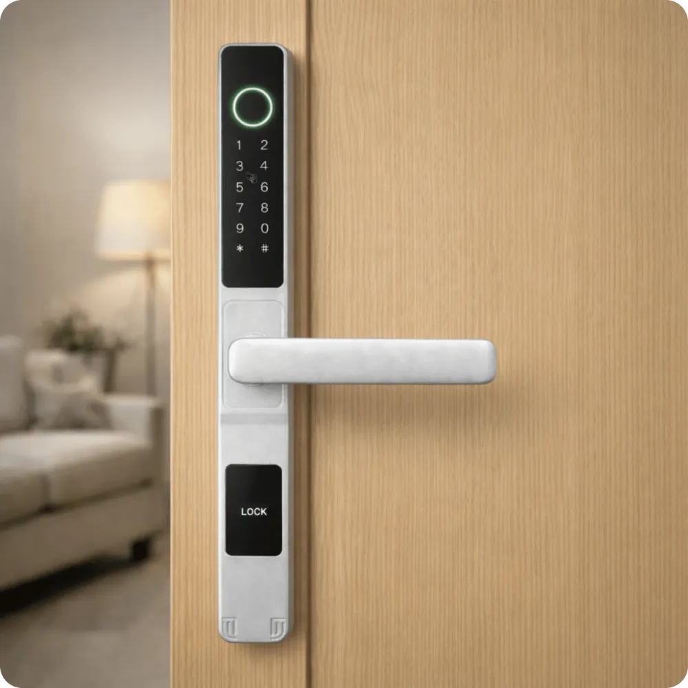 Zamek elektroniczny klamka A209 50/72 TTLock Silver