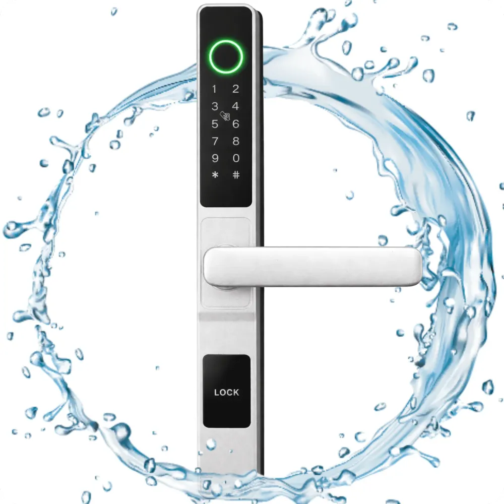 Zamek elektroniczny klamka A209 50/72 TTLock Silver