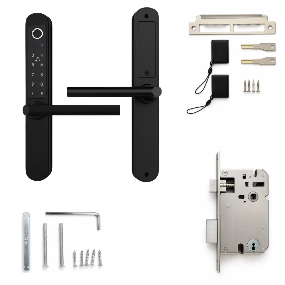 Zamek elektroniczny klamka A211F 50/72 TTLock Black