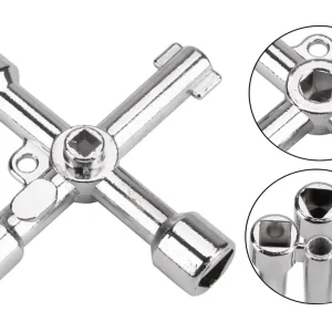 Klucz uniwersalny do skrzynki szafki gazowej elektrycznej technicznej 6w1 2KP-0010