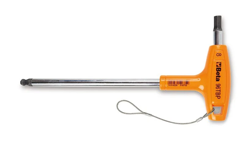 Klucz trzpieniowy HEX z końcówką kulistą HS z rękojeścią 10mm | 96TBP-HS/10
