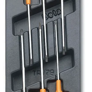 Komplet kluczy trzpieniowych TORX z rękojeścią 6 szt. | 2424/T55