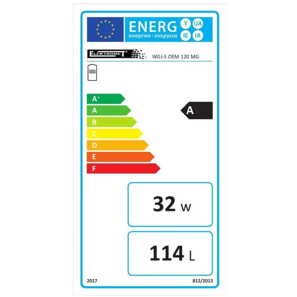 Zbiornik ciepłej wody 120 L z elementem grzejnym Incoloy 825 o mocy 3 kW