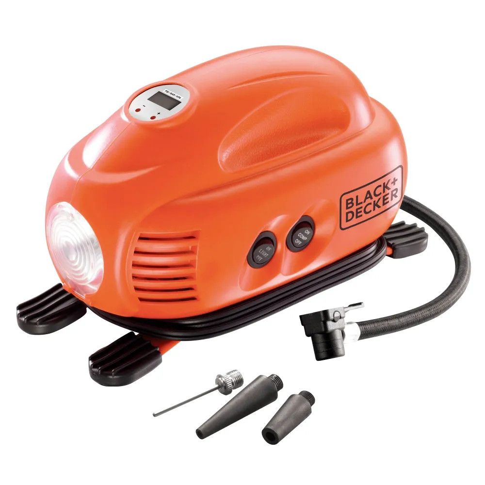 Kompresor przenośny Black+Decker ASI200-XJ 12 V