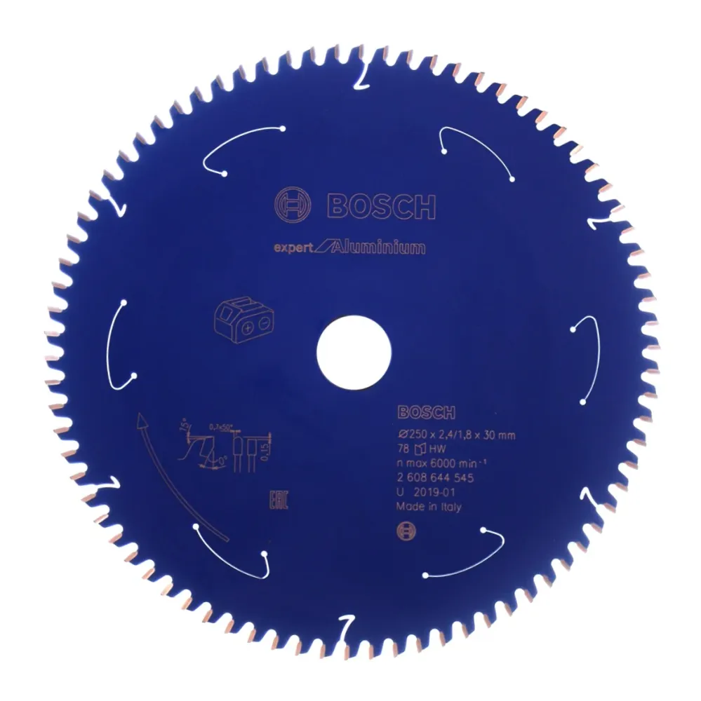 Tarcza pilarska Bosch Expert do aluminium 250x1,8x30mm 78 zębów ( 2608644545 ) Bosch Professional