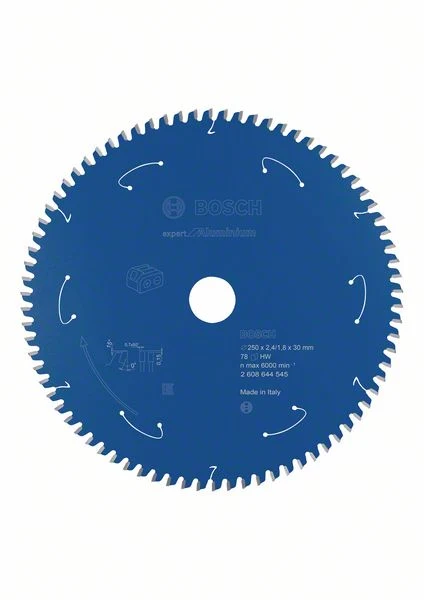 Tarcza pilarska Bosch Expert do aluminium 250x1,8x30mm 78 zębów ( 2608644545 ) Bosch Professional