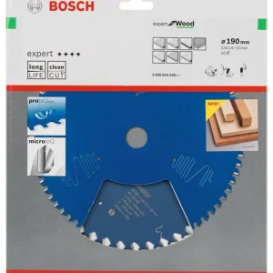 BOSCH Pił tarczowa Expert do drewna Ø zewnętrzna 190 mm Liczba zębów 40 WZ ( 8000342076 )
