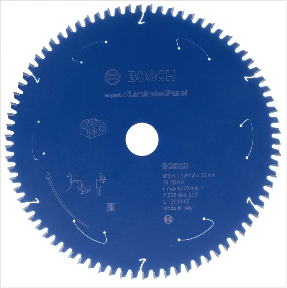 Tarcza pilarska Bosch Expert do paneli laminowanych 254 x 1,8 x 30 mm 78 zębów ( 2608644553 ) Bosch Professional