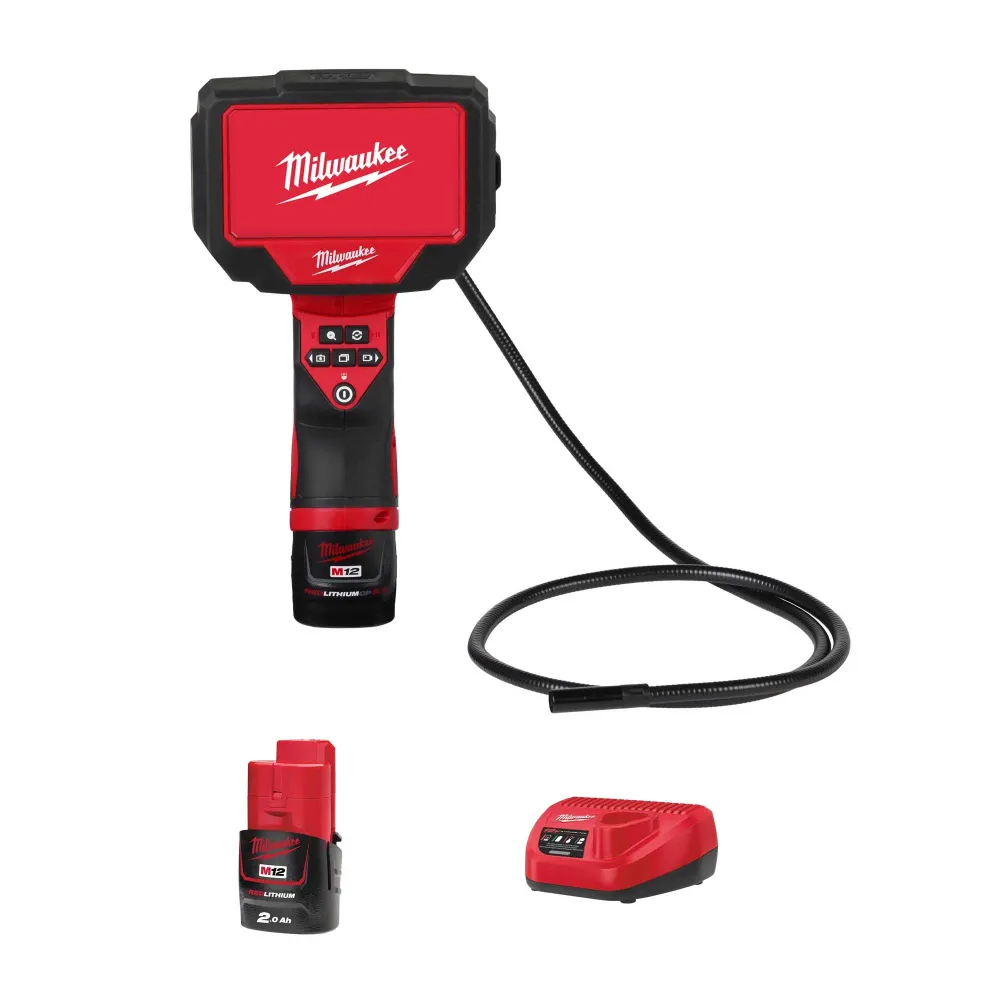 Kamera inspekcyjna Milwaukee M12 360IC12-201C 12 V 2 Ah