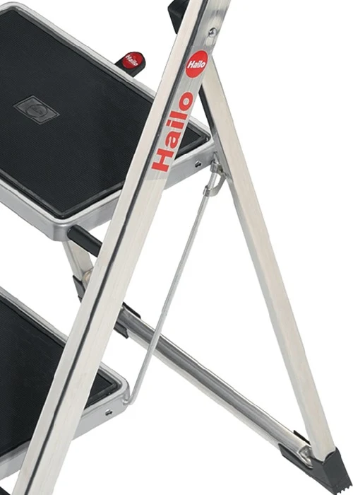 Składane stopnie Hailo ( 9000463115 ) Stopnie z platformą 3 aluminiowe ze stopniami stalowymi