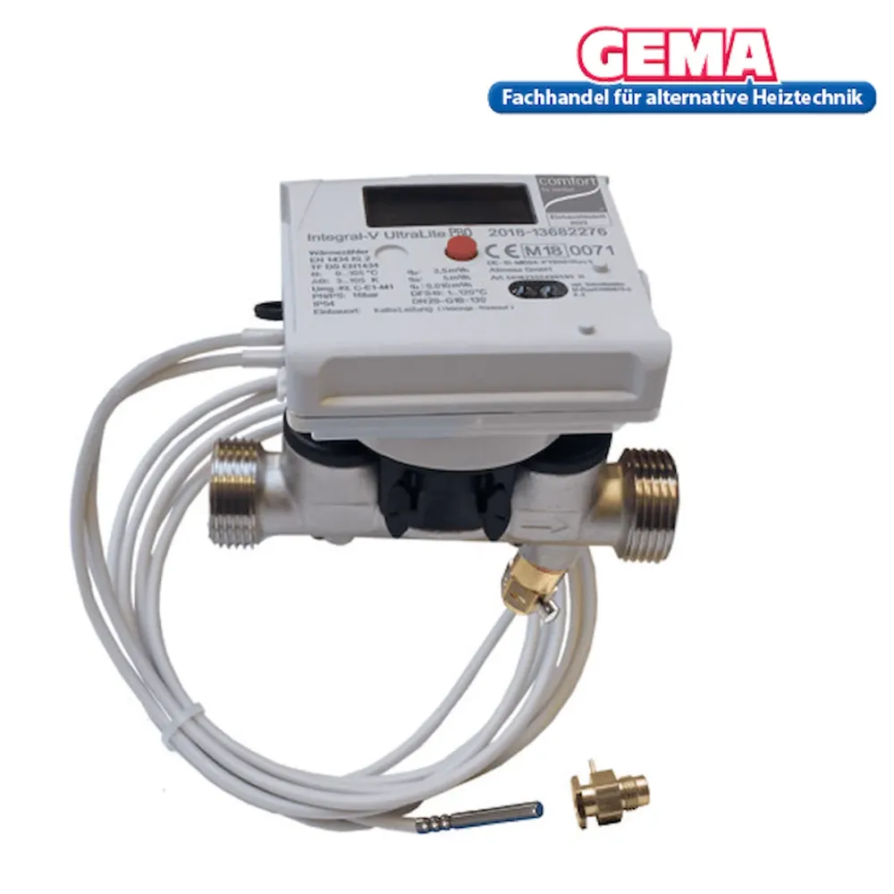 Licznik ciepł 1" Ustaw Qp 2,5m³/h