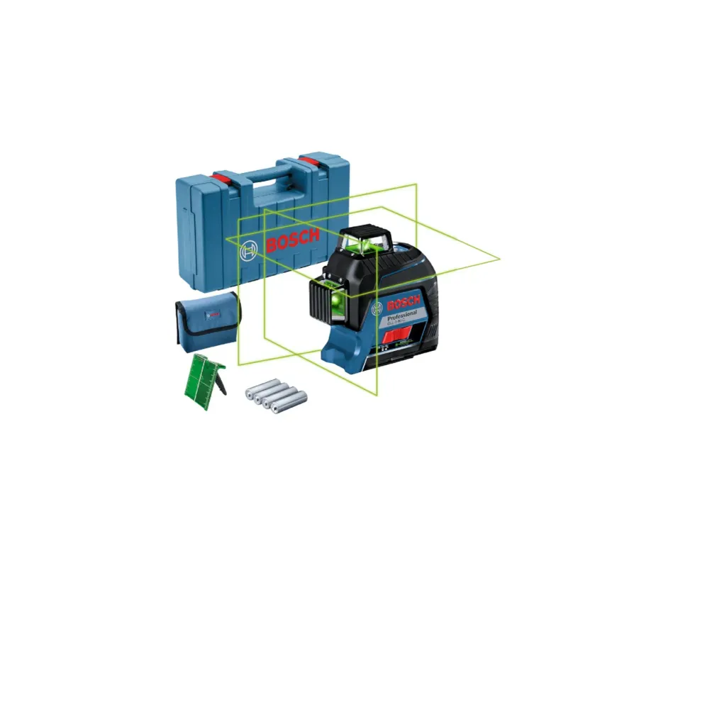 Bosch Professional GLL 3-80 G laser krzyżowy zielony 30m z walizką