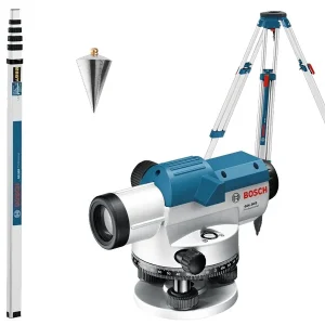 Bosch Professional niwelator optyczny GOL 26 D powiększenie 26x zasięg 100m ze statywem