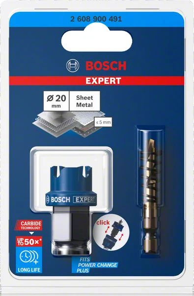 Otwornica BOSCH Expert Pił do blachy Ø 20 mm głębokość cięcia 5 mm ( 4000800268 )