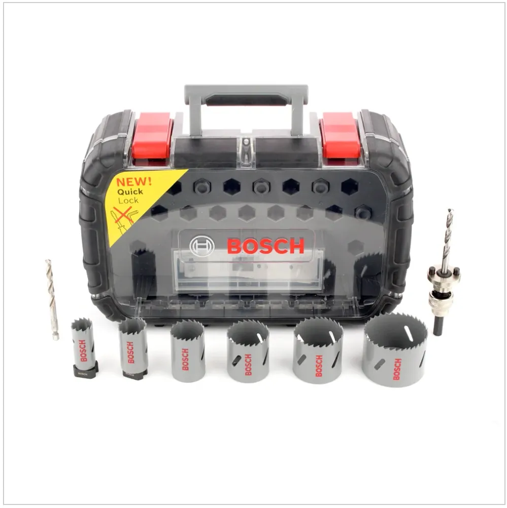 Zestaw otwornic Bosch uniwersalny bi metal elektryk 11-częściowy 22 - 65 mm ( 2608580886 ) Bosch Professional