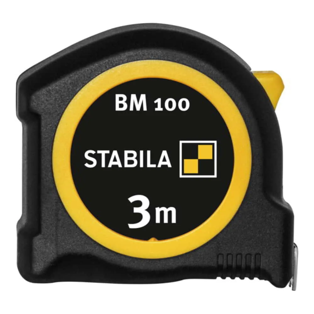 Taśma miernicza kieszonkowa STABILA BM 100 Długość 3 m Szerokość 16 mm mm/mm ( 8000911834 )