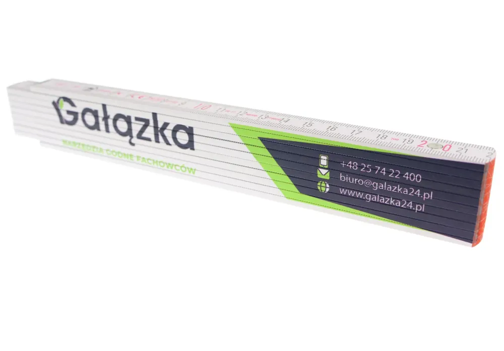 Miara składana drewniana 2m Gałązka