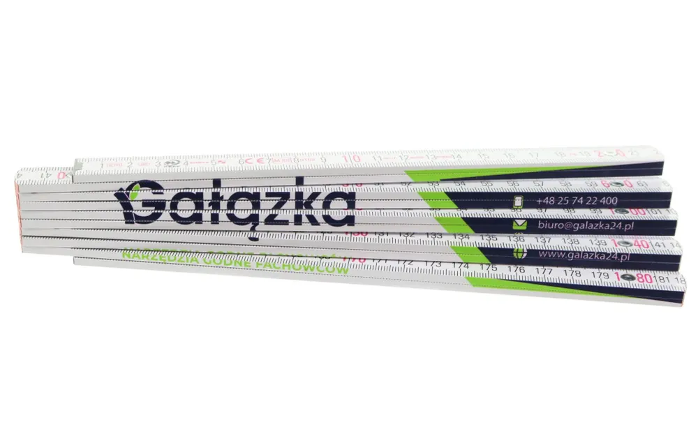 Miara składana drewniana 2m Gałązka