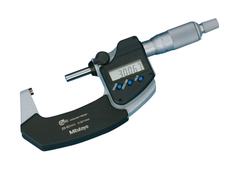 Mikrometr cyfrowy Mitutoyo Digimatic IP65 25-50 mm bez wyjścia danych