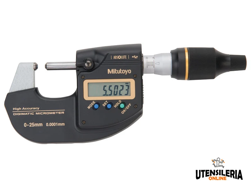 Mikrometr cyfrowy Mitutoyo o wysokiej dokładności MDH-25MC 0-25 mm rozdzielczość 0.1 µm z wyjściem danych