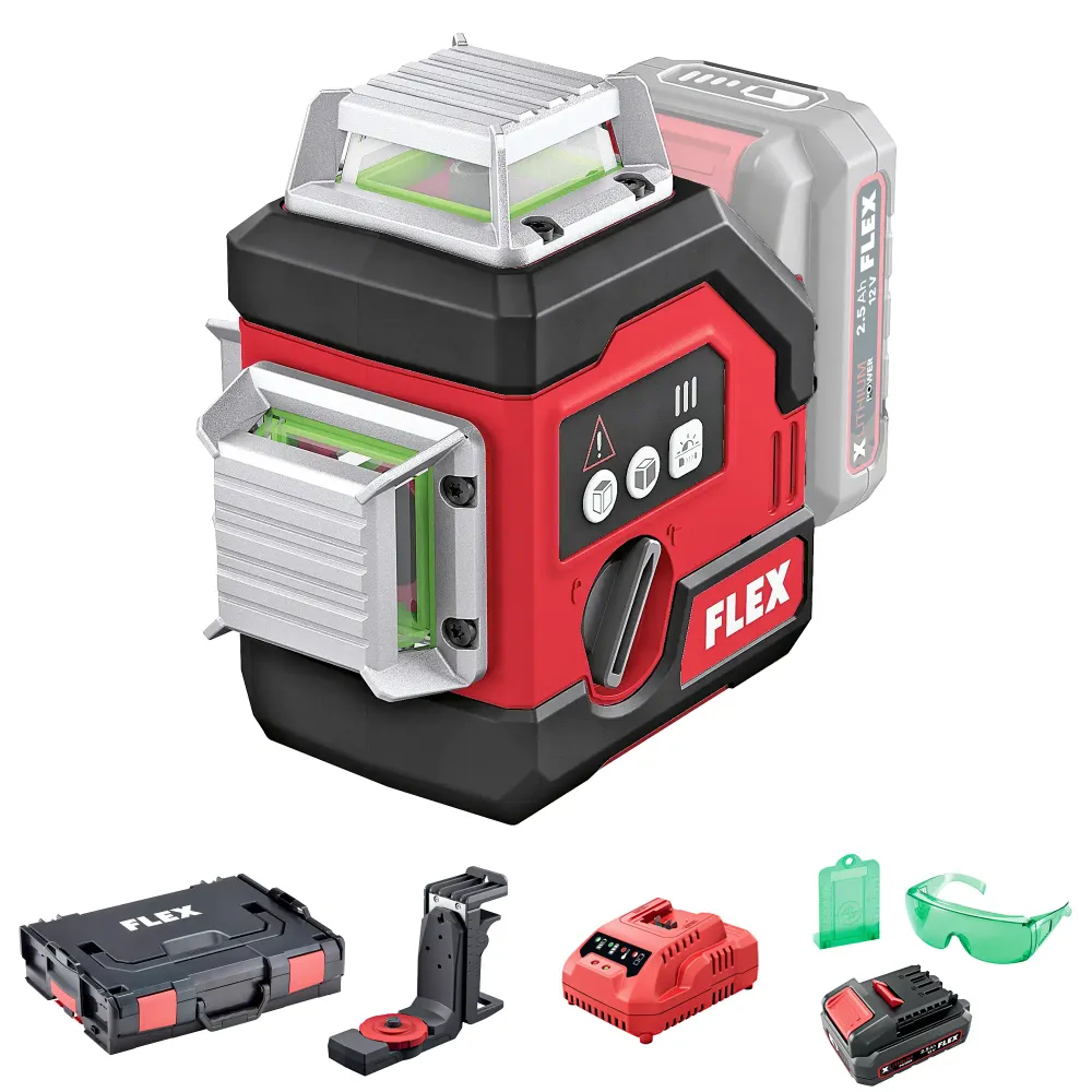 Laser Flex ALC 3/360-G/R 10,8 SET 10,8 V 2,5 Ah