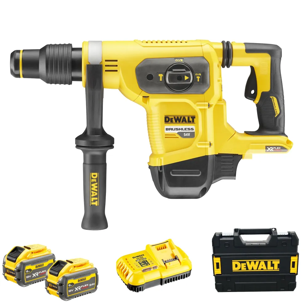 Młot udarowy demonstracyjny Dewalt DCH481X2-QW 54 V 9 Ah
