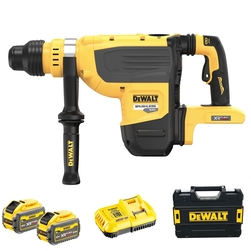 Młot udarowy demonstracyjny Dewalt DCH735X2-QW 54 V 9 Ah
