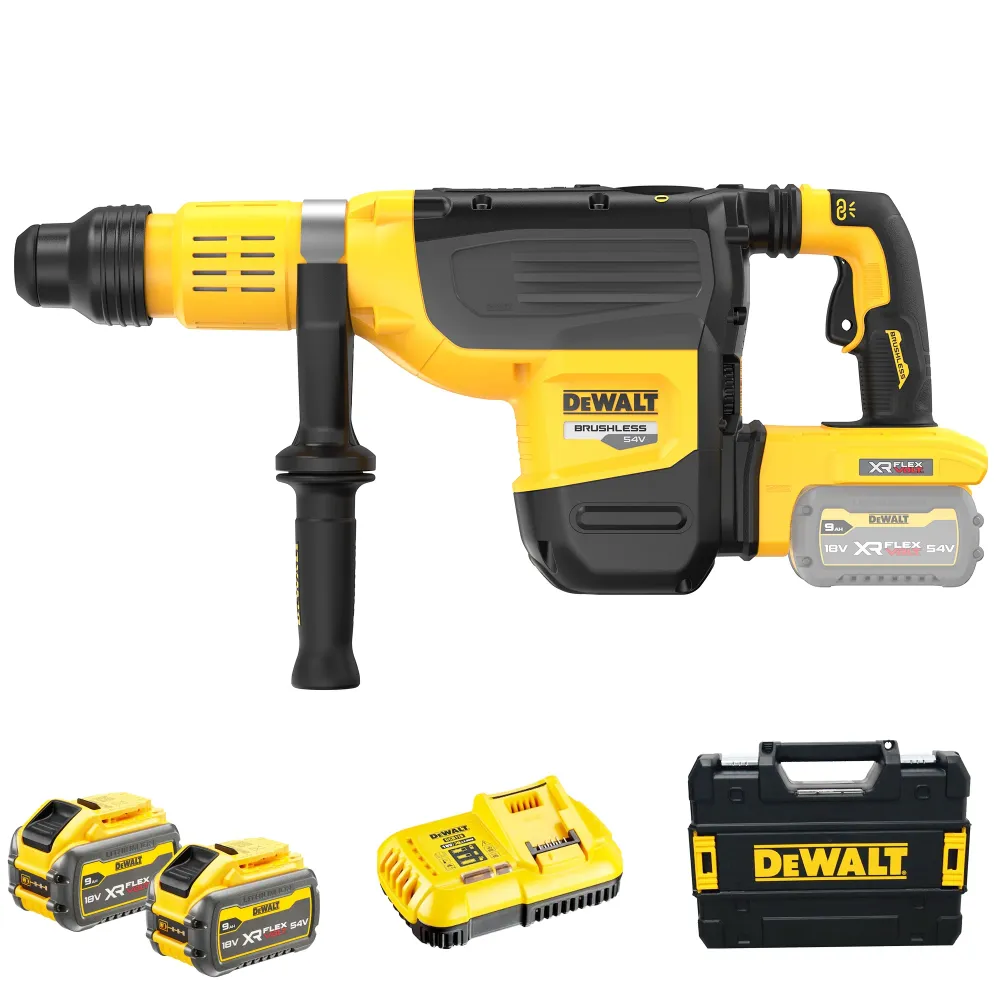 Młot udarowy demonstracyjny Dewalt DCH775X2-QW 54 V 9 Ah