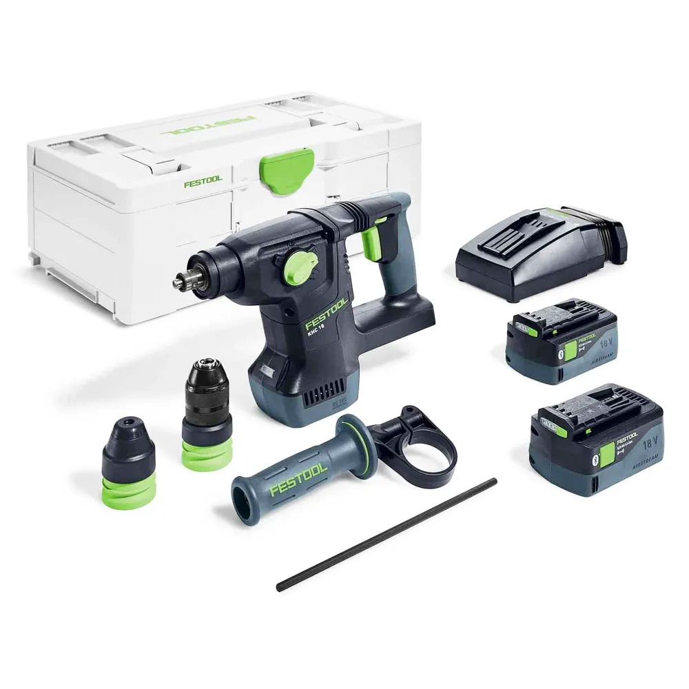 Młotowiertarka udarowa Festool KHC 18 5.0 EBI-Plus 18 V 5 Ah