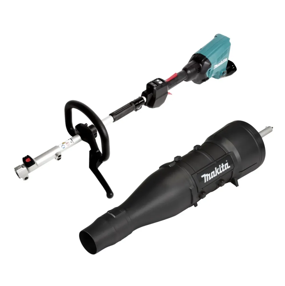 Makita DUX 60 Z akumulatorowy napęd wielofunkcyjny 36 V ( 2x 18 V ) bezszczotkowy + przystawka dmuchawy UB 401 MP 65,3 m/s...