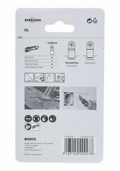 Brzeszczot do cięcia wgłębnego Bosch AIZ 32 APB ( 4000908669 ) Szerokość 32 mm Głębokość wgłębiania 50 mm
