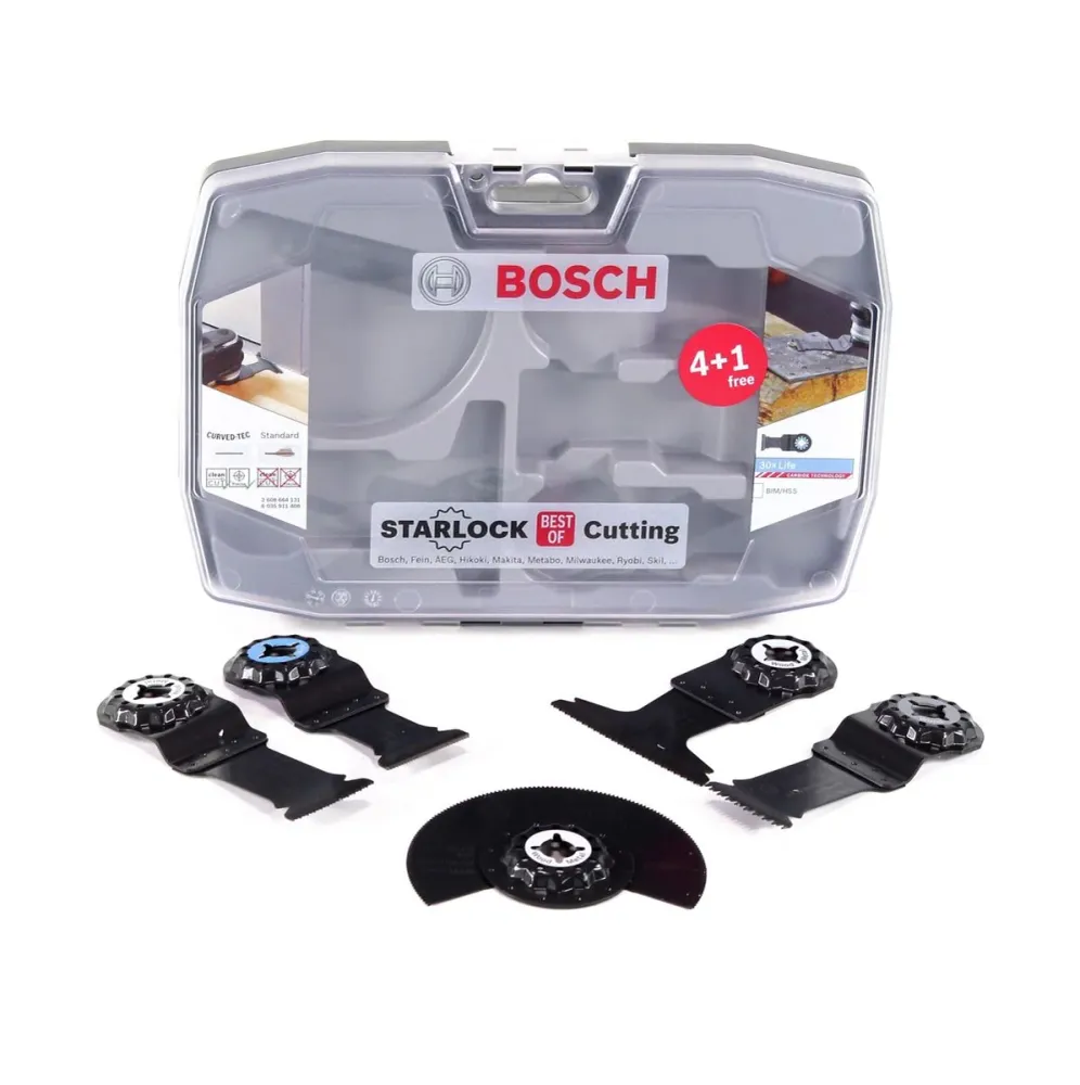 Brzeszczot do cięcia wgłębnego Bosch Best Cutting Set Starlock 5-częściowy ( 2608664131 ) Bosch Professional
