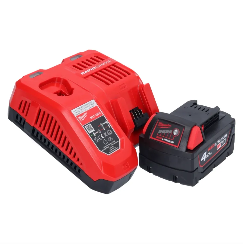 Milwaukee M18 FN16GA-401X Gwoździarka akumulatorowa 18 V 32 - 64 mm bezszczotkowa + 1x akumulator 4,0 Ah + ładowarka + pud...