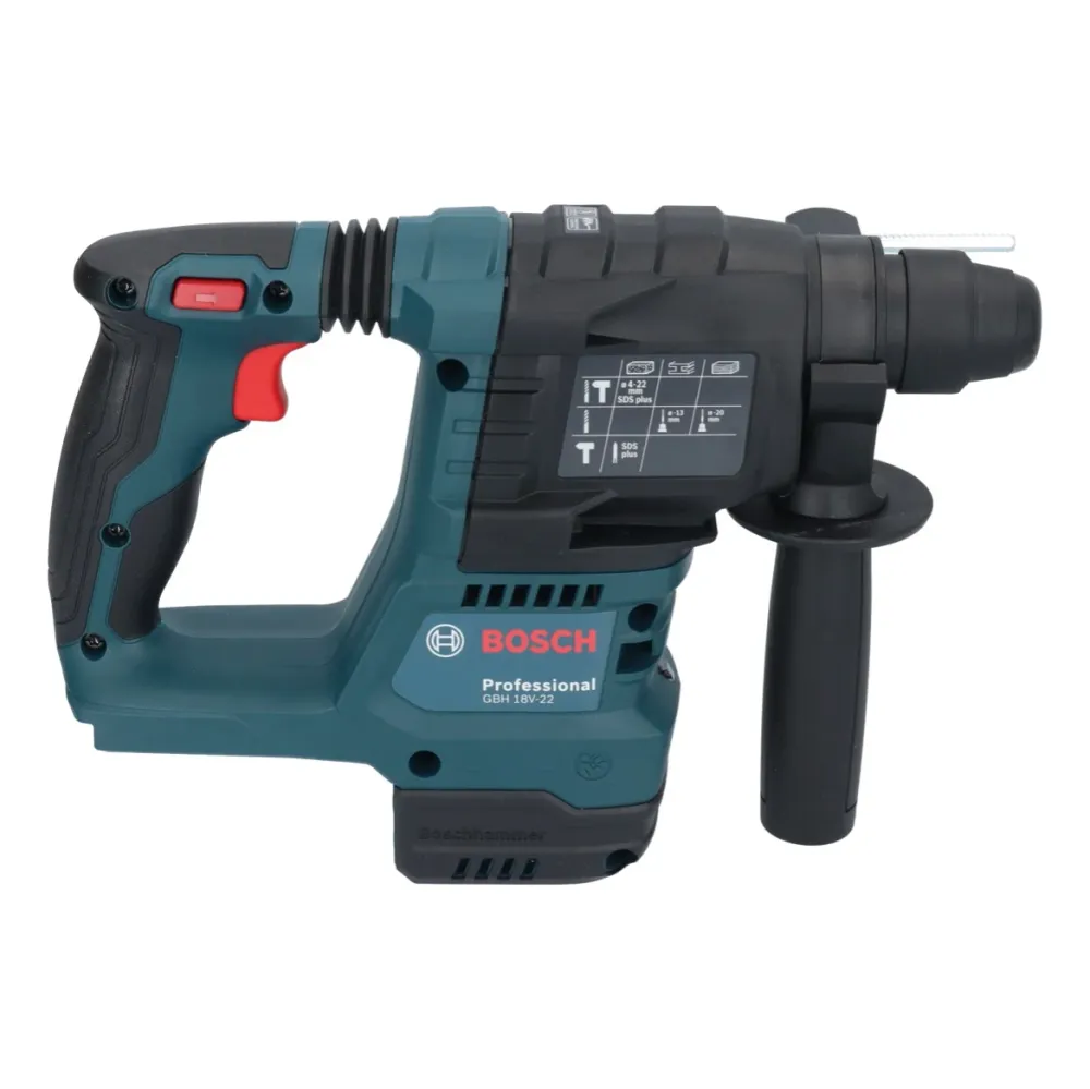 Akumulatorowa młotowiertarka Bosch GBH 18V-22 Professional 18 V 1,9 J SDS Plus Brushless + 1x akumulator 5,0 Ah + ładowarka