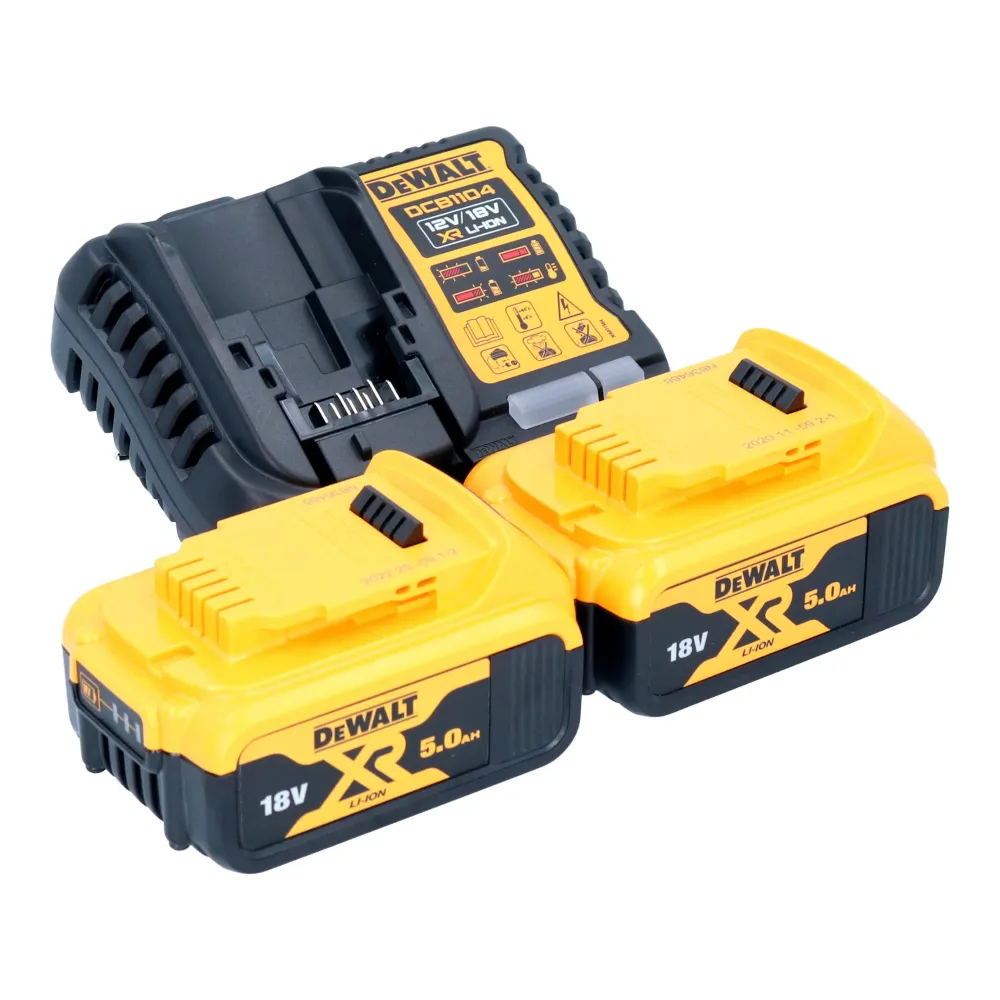 Akumulatorowa pilarka do przycinania DeWalt DCMPS 520 P2 18 V 20 cm bezszczotkowa + 2x akumulator 5,0 Ah + ładowarka