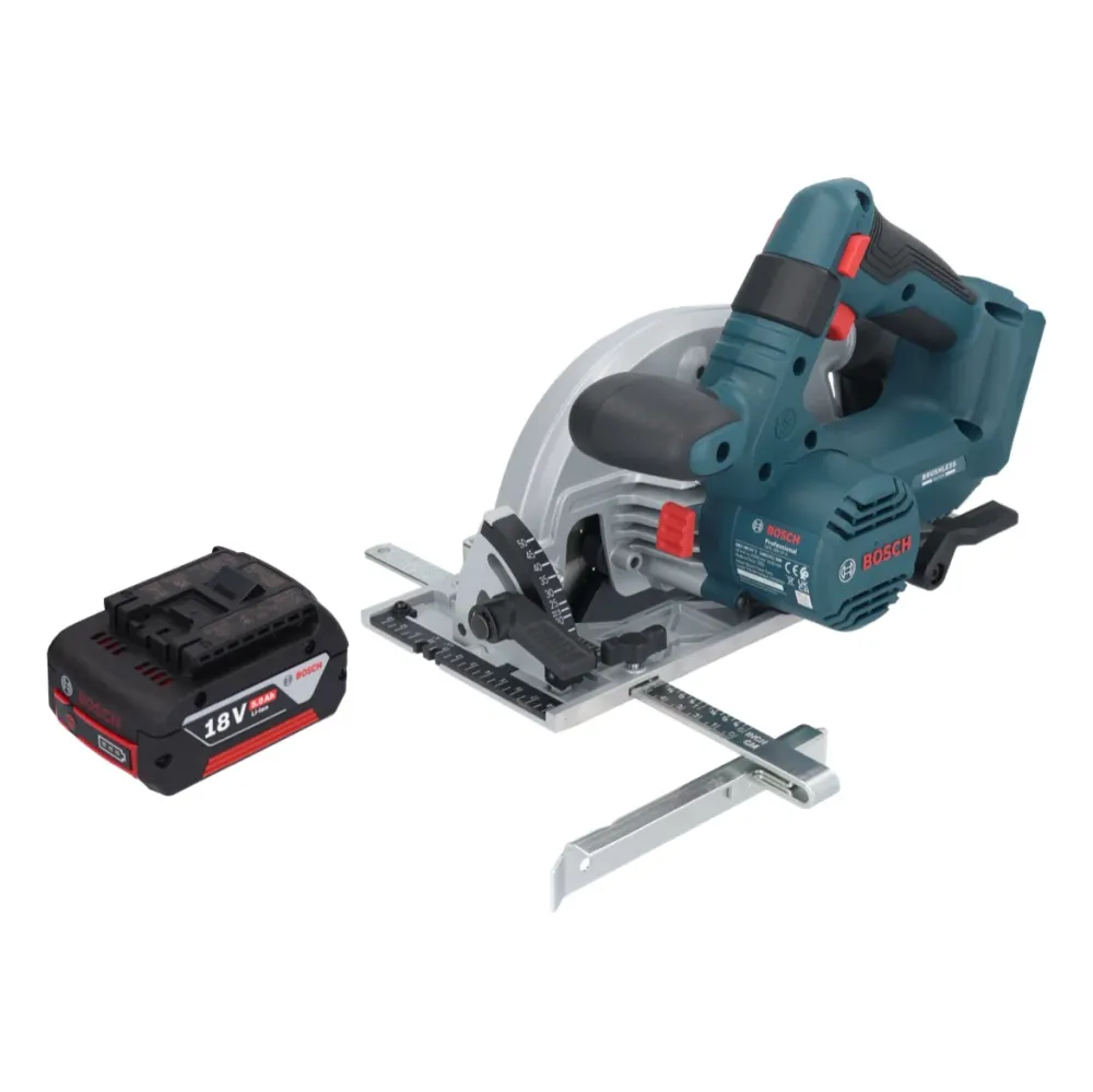 Akumulatorowa pilarka tarczowa Bosch GKS 18V-57-2 Professional 18 V 165 mm bezszczotkowa + 1x akumulator 5,0 Ah - bez łado...