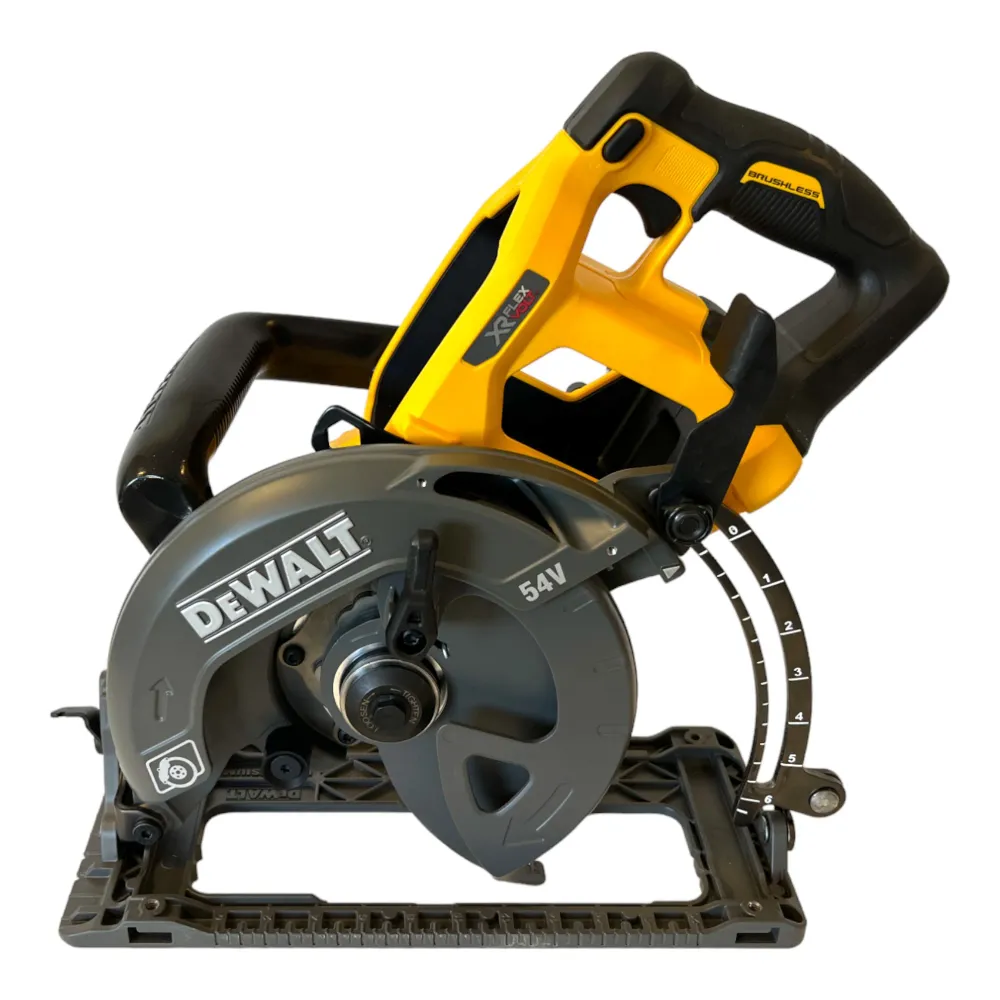 Akumulatorowa pilarka tarczowa DeWalt DCS 577 T2 54 V FlexVolt 190 mm bezszczotkowa + 2x akumulator 6,0 Ah + ładowarka