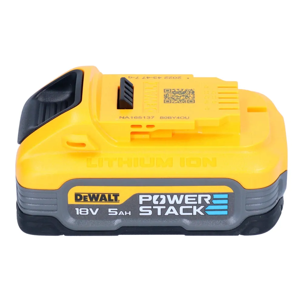 Akumulatorowa szlifierka kątowa DeWalt DCG 412 N 18 V 125 mm + 1x akumulator Powerstack 5,0 Ah - bez ładowarki